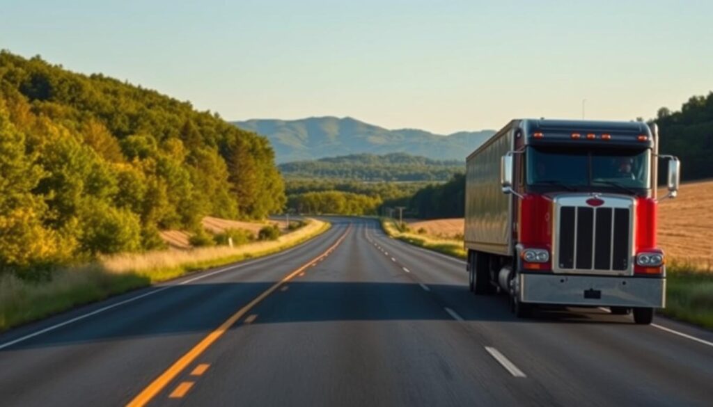 A winding country road stretches from the lush, rolling hills of Virginia to the vast, open farmlands of Ohio. In the foreground, a well-maintained car transport truck navigates the scenic route, its chrome accents gleaming in the warm, golden sunlight. The middle ground is dotted with verdant forests, their leaves rustling in a gentle breeze. In the distance, the horizon is painted with the silhouettes of the Appalachian Mountains, their majestic peaks reaching towards the clear, azure sky. The overall atmosphere conveys a sense of tranquility and efficiency, reflecting the reliable and hassle-free Virginia to Ohio vehicle transport service. A winding country road stretches from the lush, rolling hills of Virginia to the vast, open farmlands of Ohio. In the foreground, a well-maintained car transport truck navigates the scenic route, its chrome accents gleaming in the warm, golden sunlight. The middle ground is dotted with verdant forests, their leaves rustling in a gentle breeze. In the distance, the horizon is painted with the silhouettes of the Appalachian Mountains, their majestic peaks reaching towards the clear, azure sky. The overall atmosphere conveys a sense of tranquility and efficiency, reflecting the reliable and hassle-free Virginia to Ohio vehicle transport service.