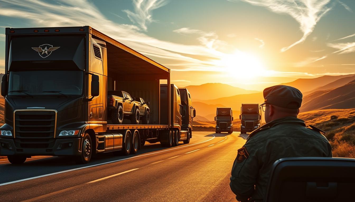 military auto shipping companies
