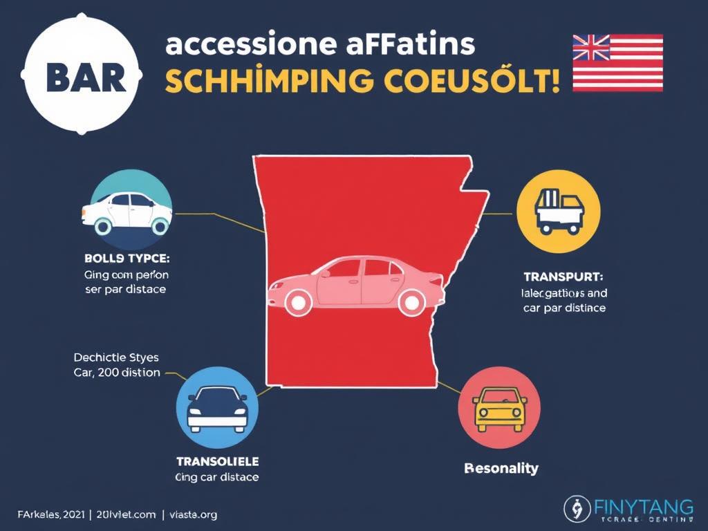 Arkansas car shipping cost calculation factors Arkansas car shipping cost calculation factors