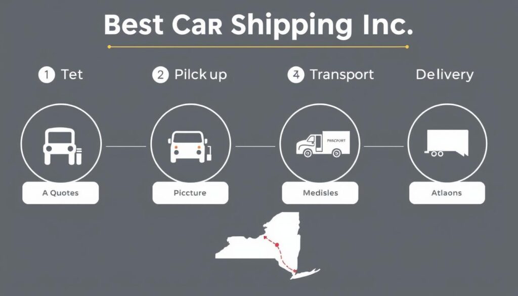Best Car Shipping Inc's process for New York car shipping Best Car Shipping Inc's process for New York car shipping