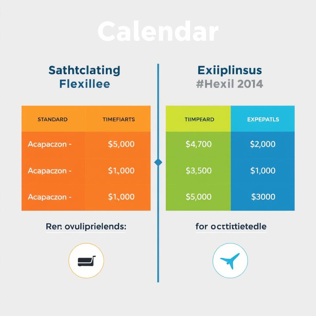 Calendar showing flexible vs expedited shipping timeframes and cost impact Calendar showing flexible vs expedited shipping timeframes and cost impact