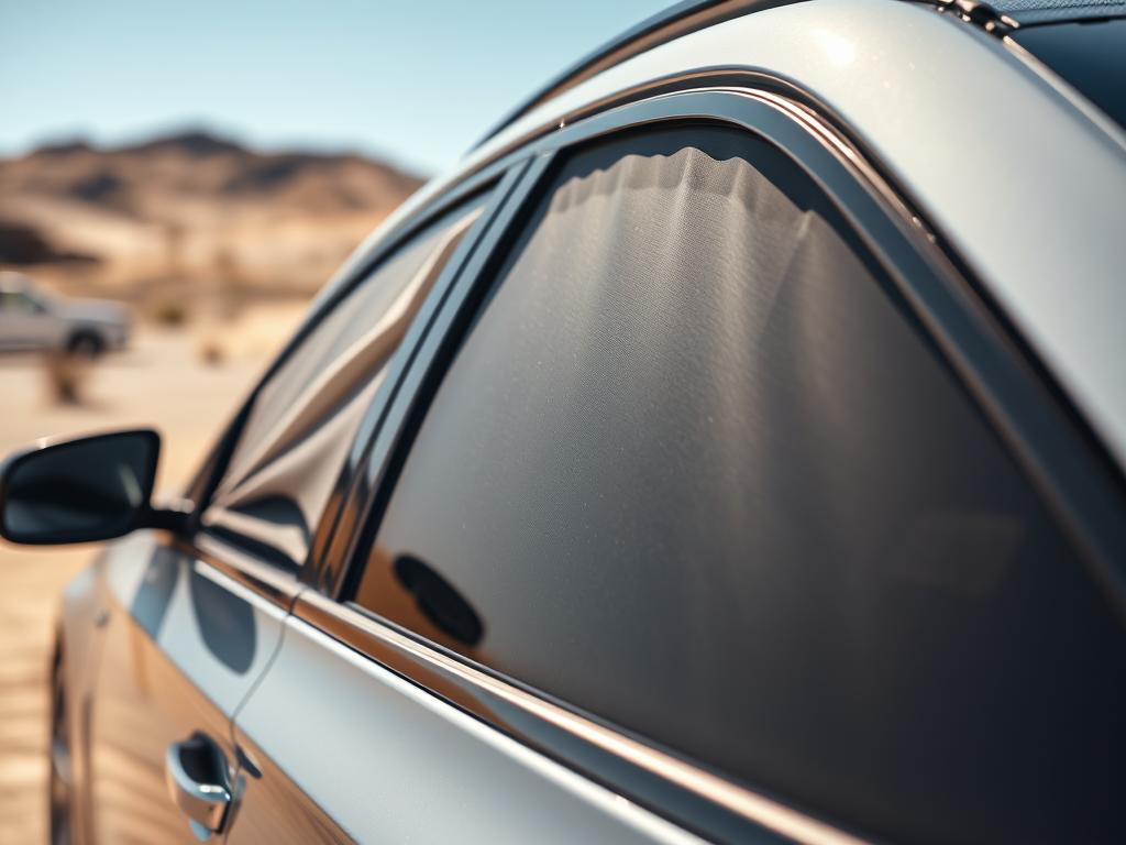 Car being prepared for shipping in Arizona's hot climate Car being prepared for shipping in Arizona's hot climate