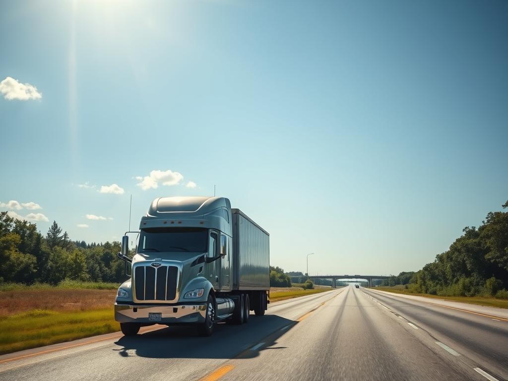 Car shipping during Michigan summer with clear roads Car shipping during Michigan summer with clear roads