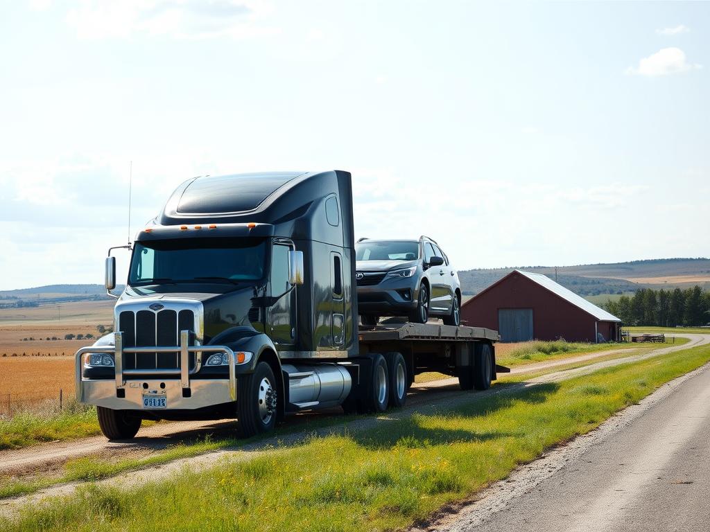 Car shipping to rural South Dakota location with specialized equipment Car shipping to rural South Dakota location with specialized equipment