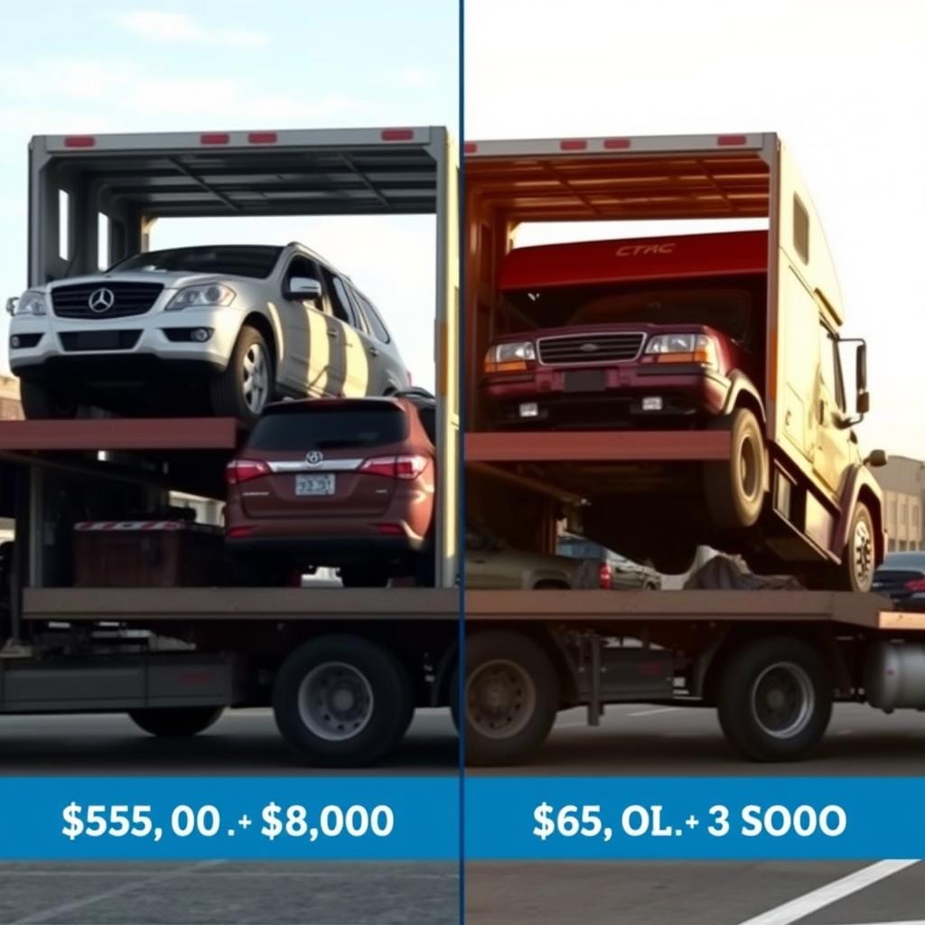 Different vehicle types affecting Nevada car shipping pricing Different vehicle types affecting Nevada car shipping pricing