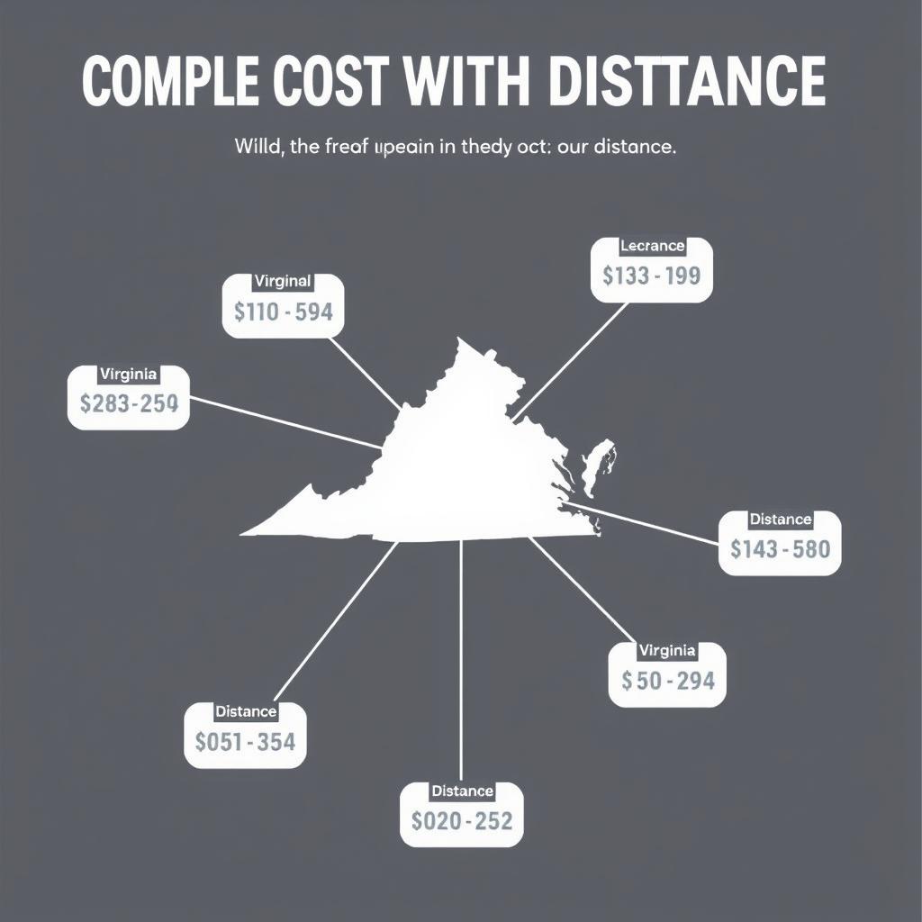 Distance factor in Virginia car shipping costs Distance factor in Virginia car shipping costs