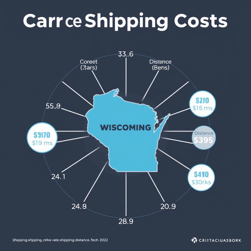 Distance factor in Wisconsin car shipping costs Distance factor in Wisconsin car shipping costs