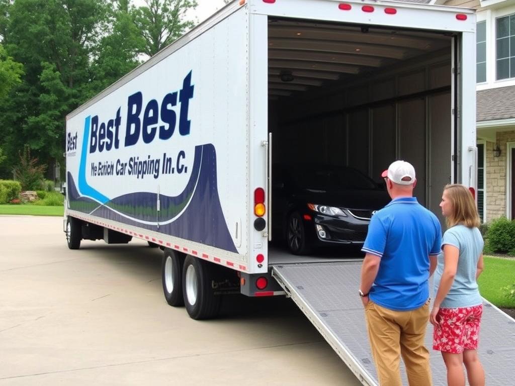 Door-to-door Kentucky car shipping service in residential area Door-to-door Kentucky car shipping service in residential area