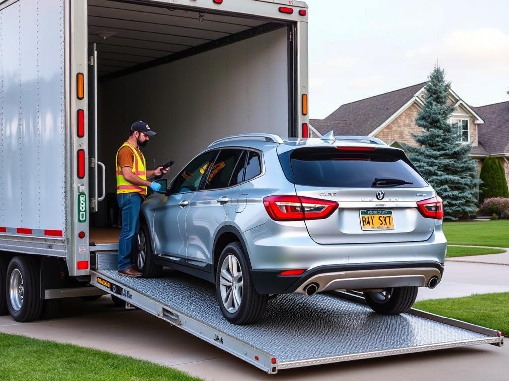 Door-to-door car delivery in Nebraska neighborhood Door-to-door car delivery in Nebraska neighborhood