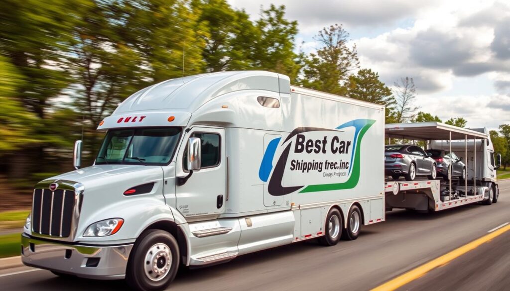 Enclosed car carrier for premium Oklahoma auto transport Enclosed car carrier for premium Oklahoma auto transport