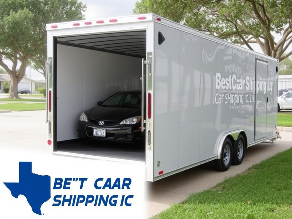 Enclosed car transport trailer for premium vehicle protection