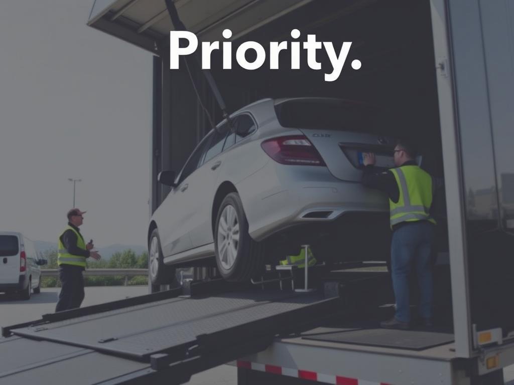 Expedited car shipping service with priority loading Expedited car shipping service with priority loading