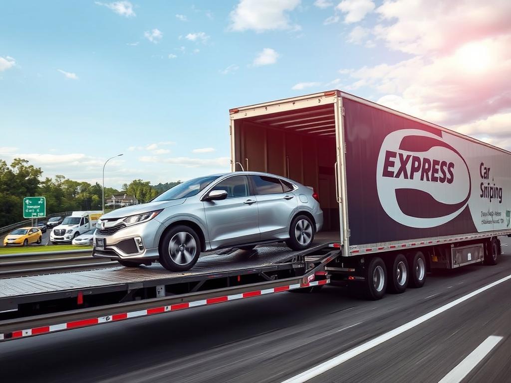 Express car shipping service in Massachusetts with priority loading Express car shipping service in Massachusetts with priority loading