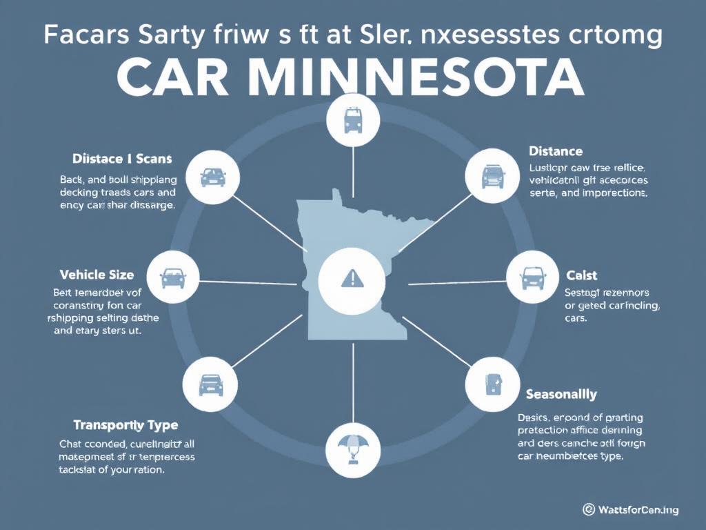 Factors affecting Minnesota car shipping costs Factors affecting Minnesota car shipping costs