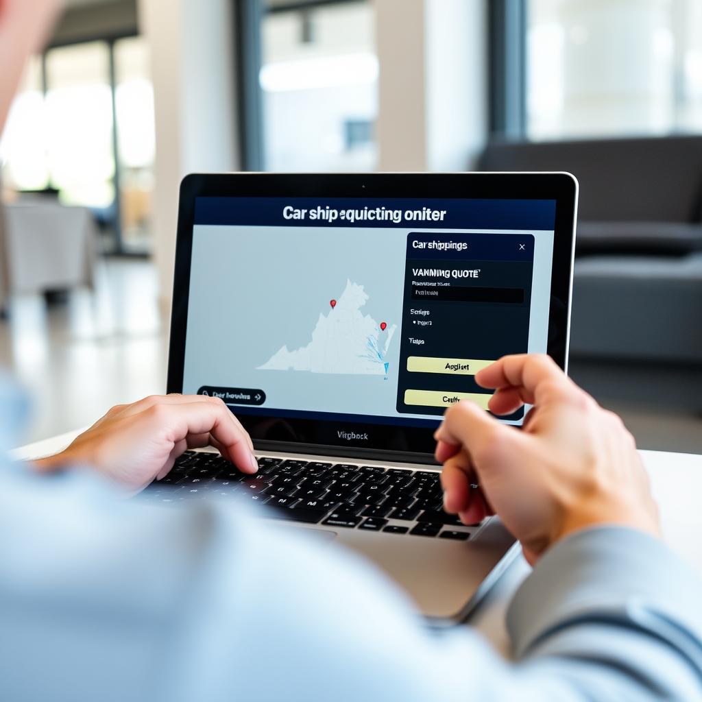 Getting a quote for Virginia car shipping Getting a quote for Virginia car shipping
