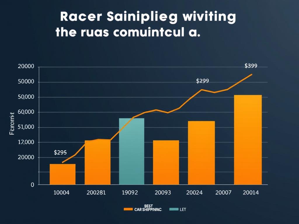 Graph showing seasonal price variations for Maine car shipping Graph showing seasonal price variations for Maine car shipping