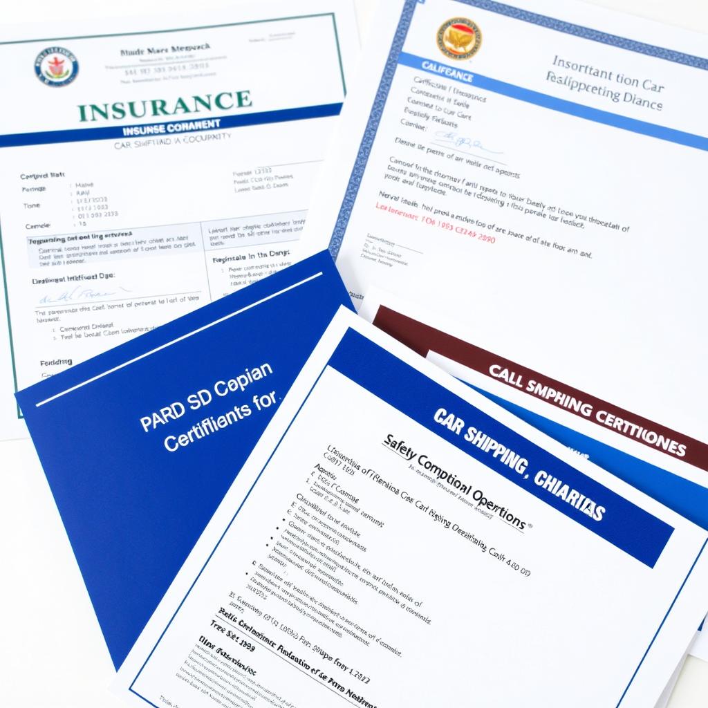 Licensed and insured California car shipping operations with documentation Licensed and insured California car shipping operations with documentation