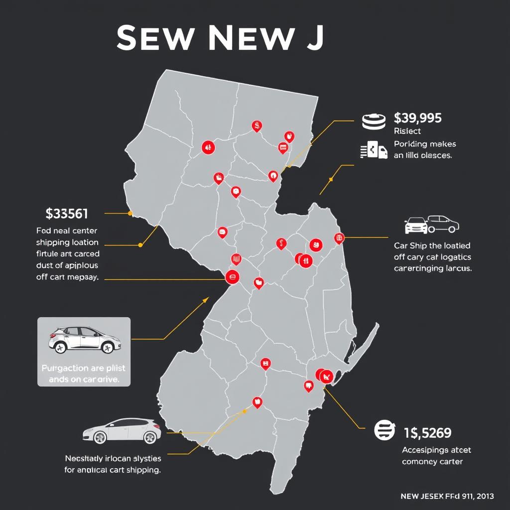 Map showing rural vs urban locations in New Jersey affecting shipping accessibility Map showing rural vs urban locations in New Jersey affecting shipping accessibility