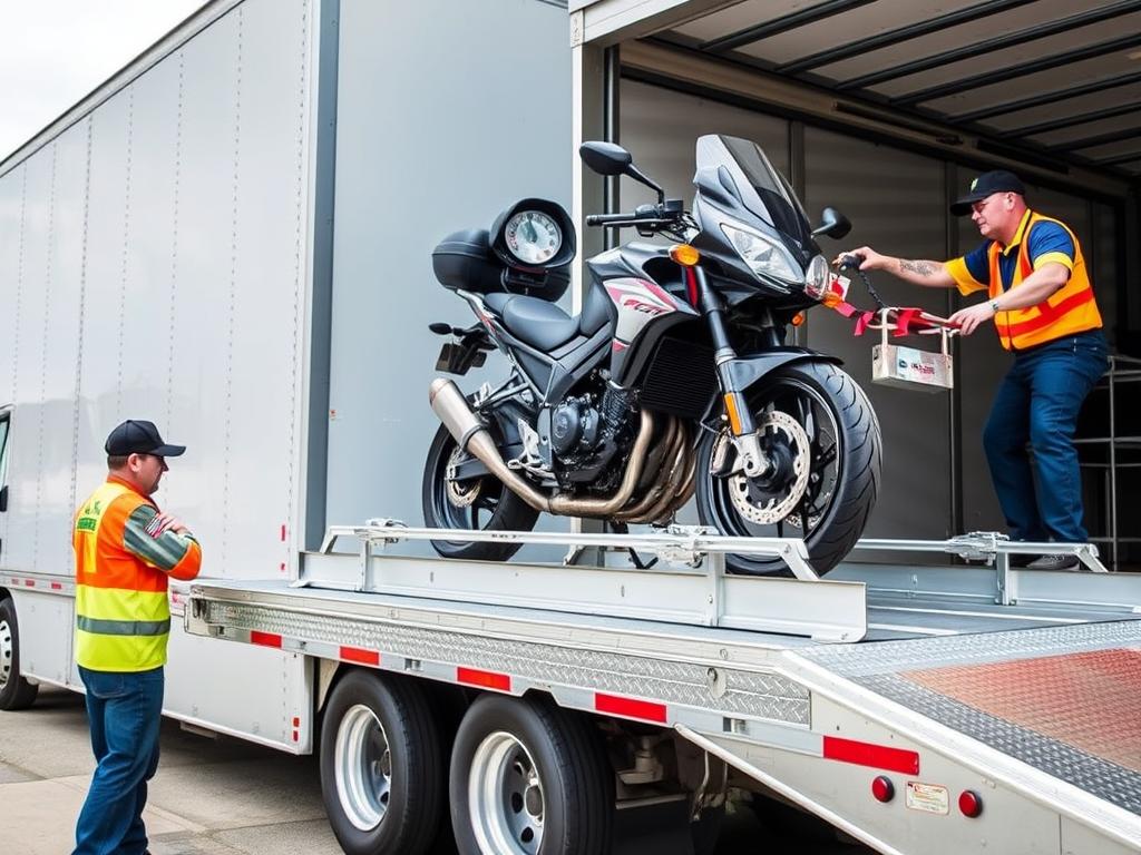 Motorcycle shipping service in Indiana with specialized equipment Motorcycle shipping service in Indiana with specialized equipment