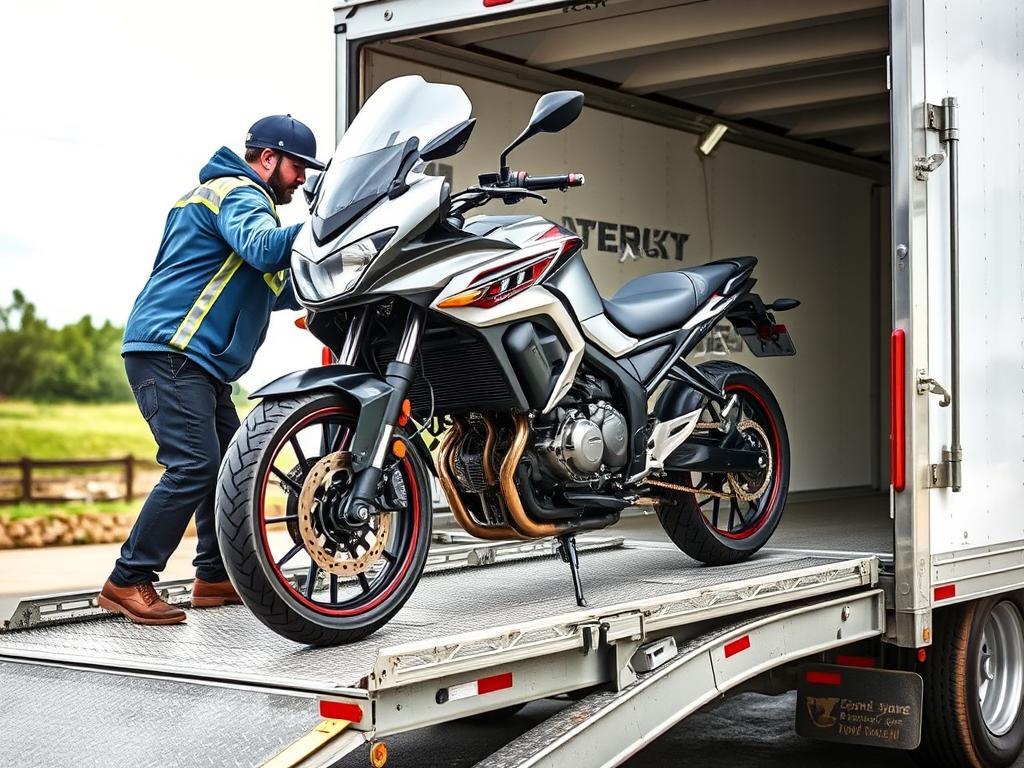 Motorcycle shipping service in Wisconsin with specialized equipment Motorcycle shipping service in Wisconsin with specialized equipment