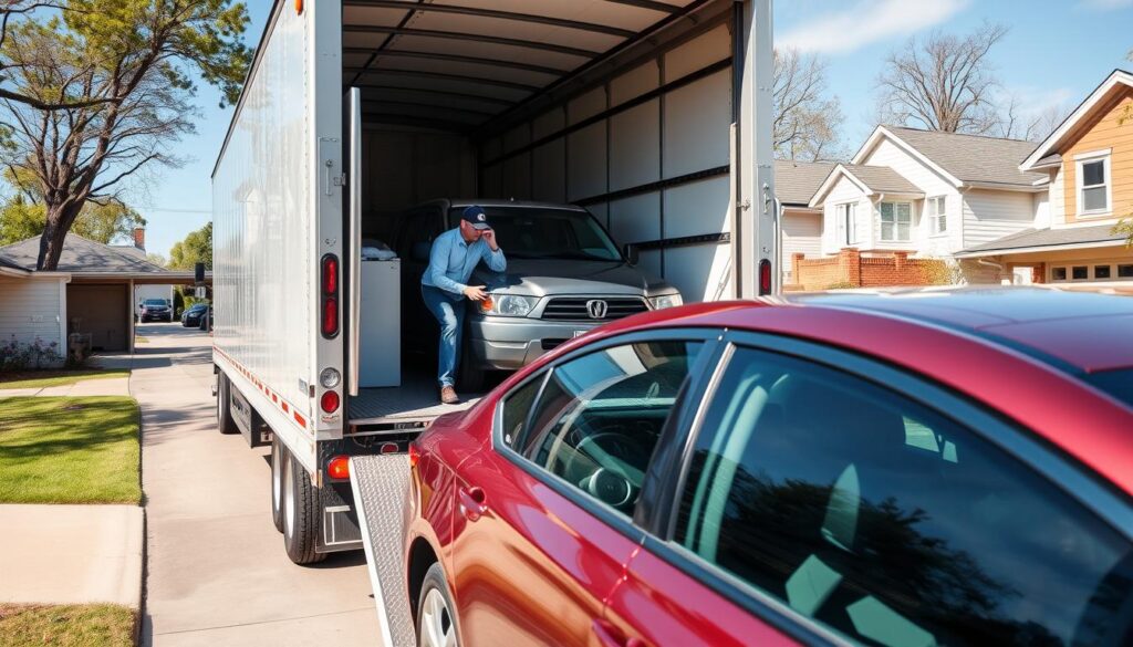 On-time delivery of vehicle in Missouri neighborhood On-time delivery of vehicle in Missouri neighborhood