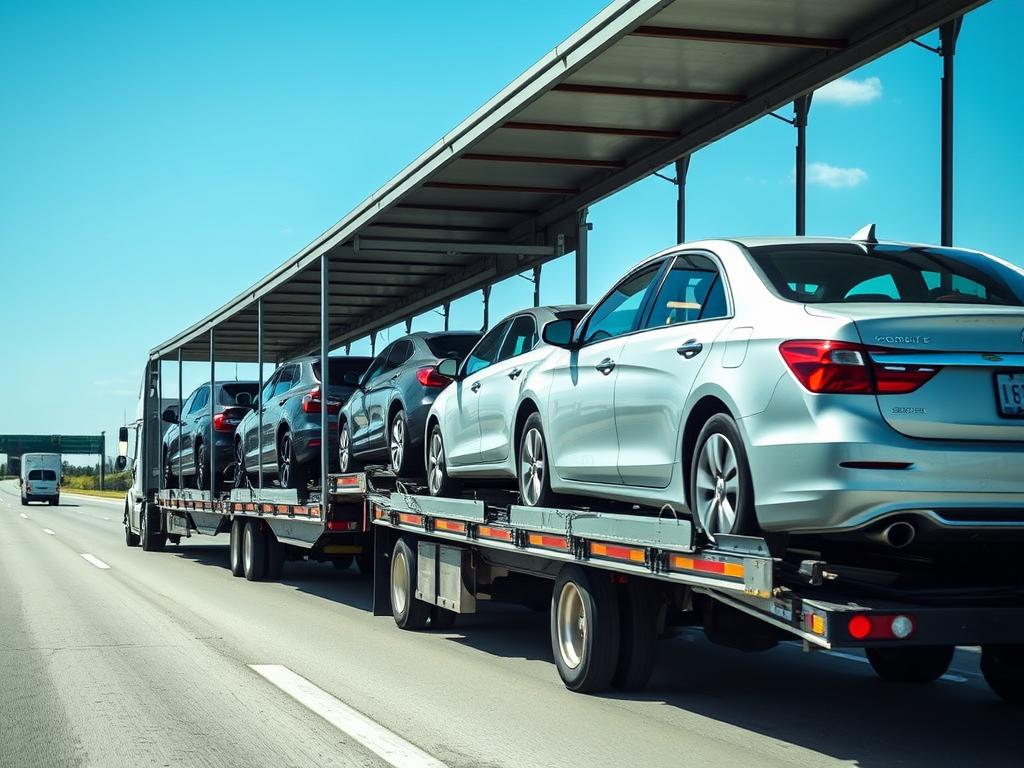 Open car transport carrier in Louisiana Open car transport carrier in Louisiana