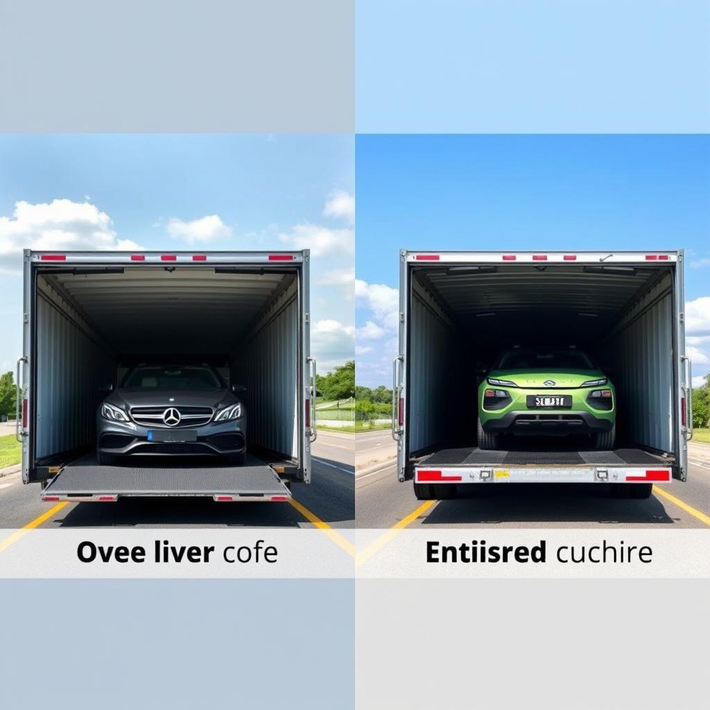 Open vs enclosed transport options for Nevada car shipping Open vs enclosed transport options for Nevada car shipping