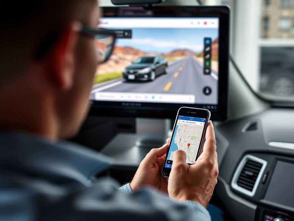 Real-time tracking of vehicle during Nevada car shipping