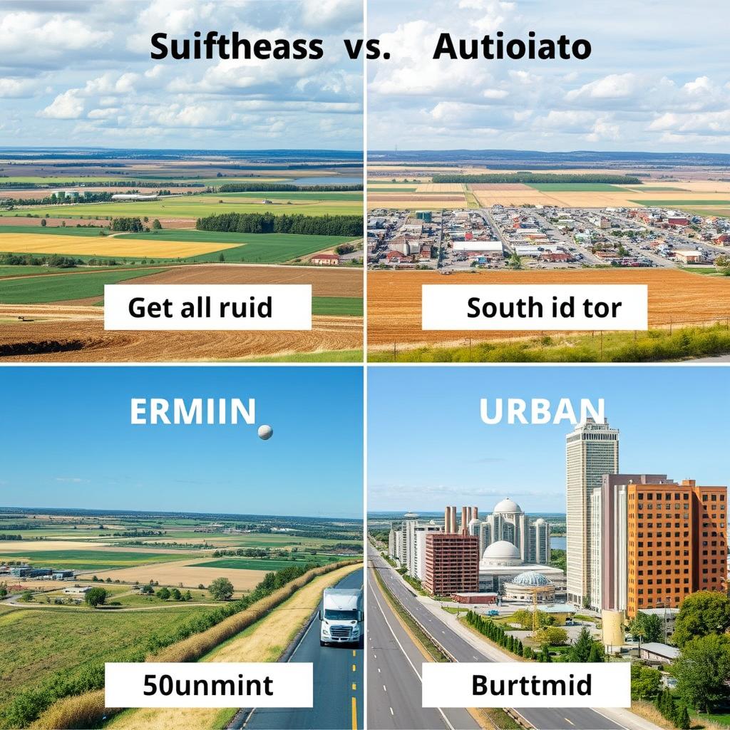 Rural vs urban South Dakota locations affecting shipping accessibility Rural vs urban South Dakota locations affecting shipping accessibility
