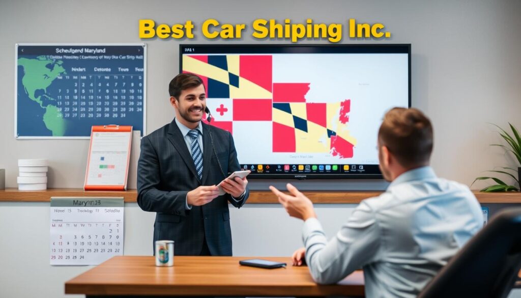 Scheduling car pickup in Maryland Scheduling car pickup in Maryland