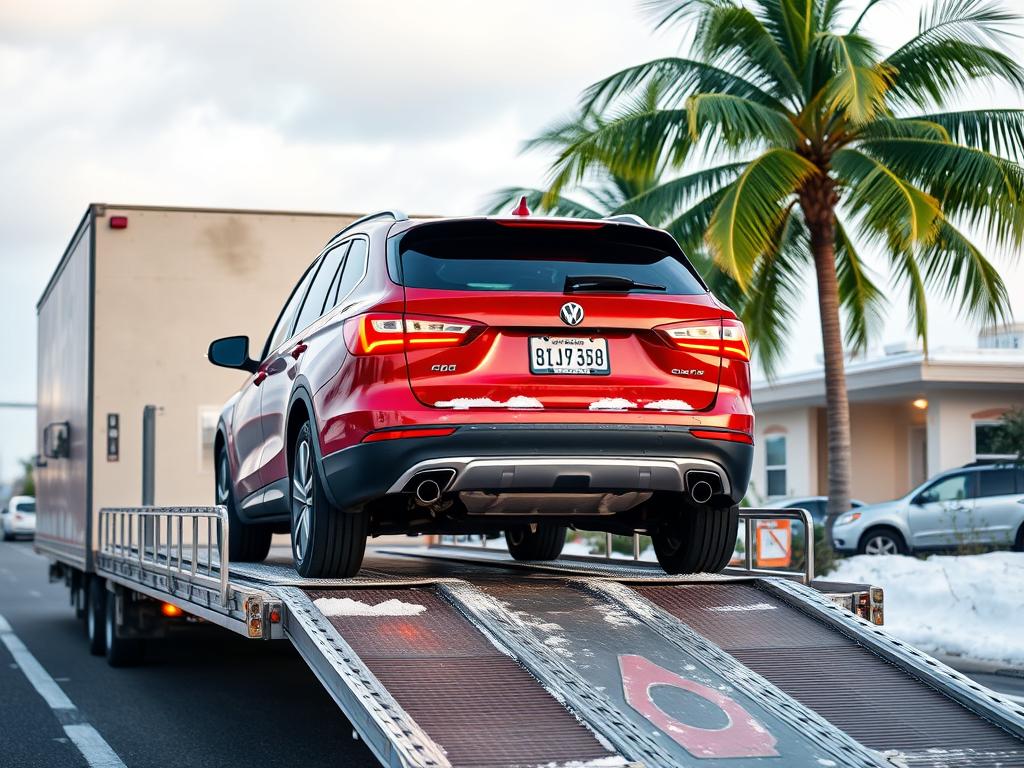 Seasonal snowbird car transport service to Florida