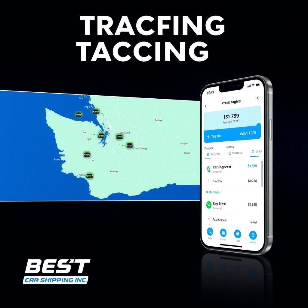Step 4: Transport tracking for Washington auto shipping