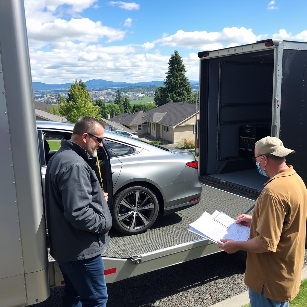 Step 5: Vehicle delivery in Washington state Step 5: Vehicle delivery in Washington state
