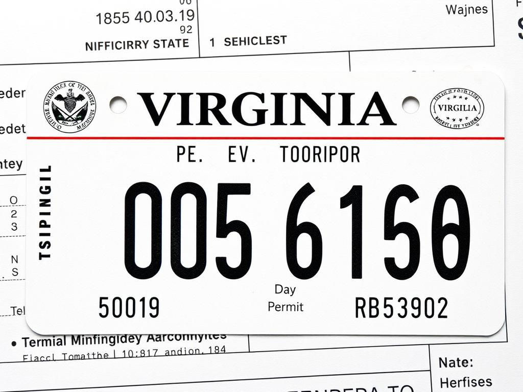 Temporary permits for shipped vehicles in Virginia Temporary permits for shipped vehicles in Virginia