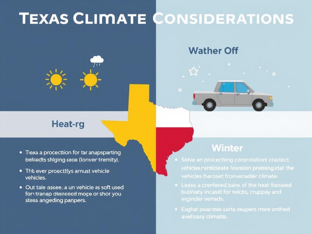 Texas climate considerations for vehicle shipping