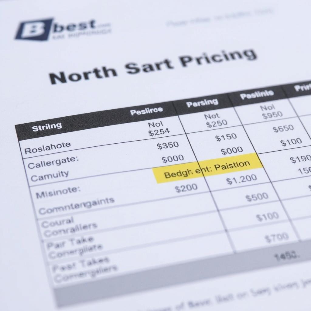 Transparent pricing document for North Dakota car shipping services Transparent pricing document for North Dakota car shipping services