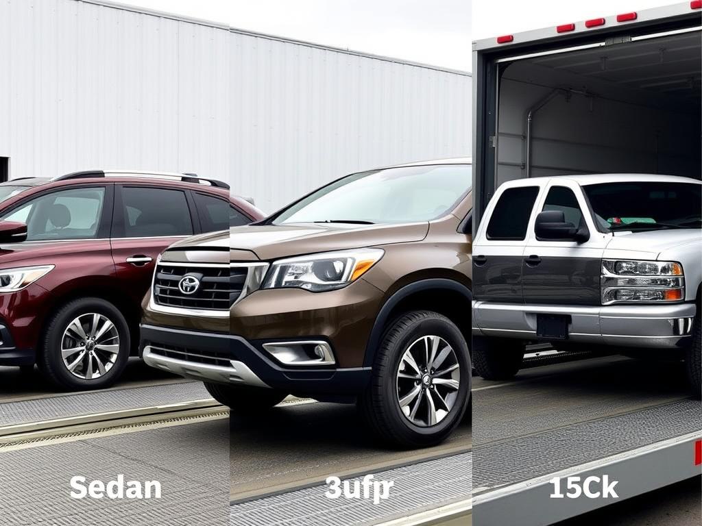 Various vehicle types for Illinois car shipping Various vehicle types for Illinois car shipping