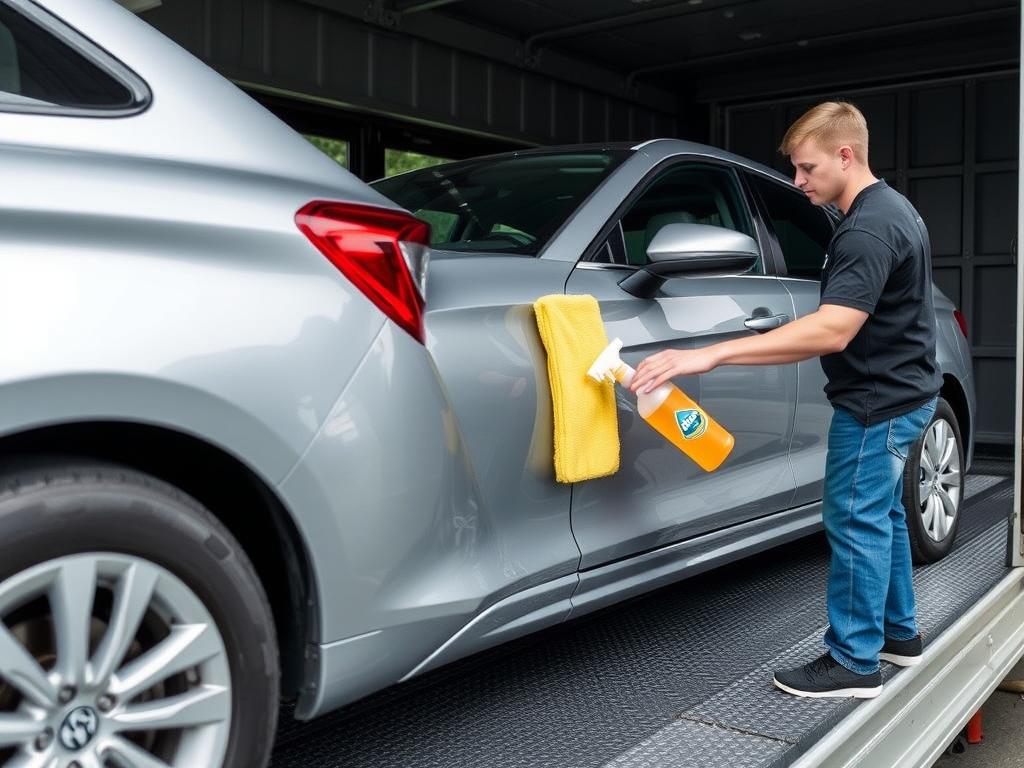 Vehicle preparation for car shipping in Maryland Vehicle preparation for car shipping in Maryland