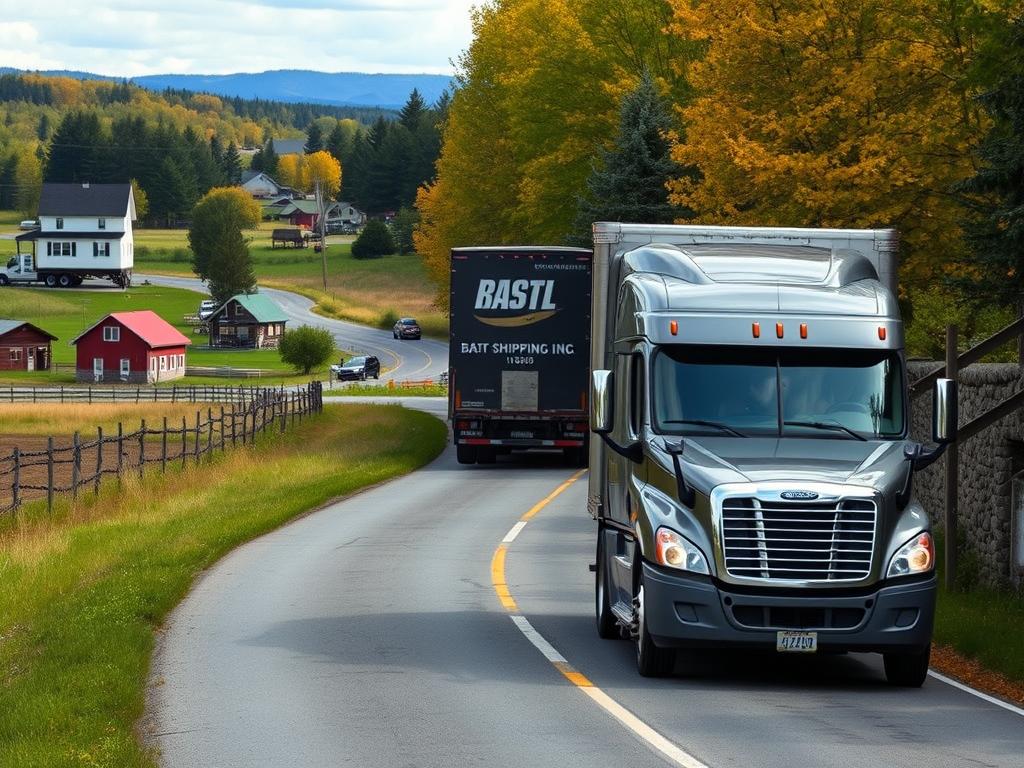 Vermont rural roads and car shipping logistics Vermont rural roads and car shipping logistics