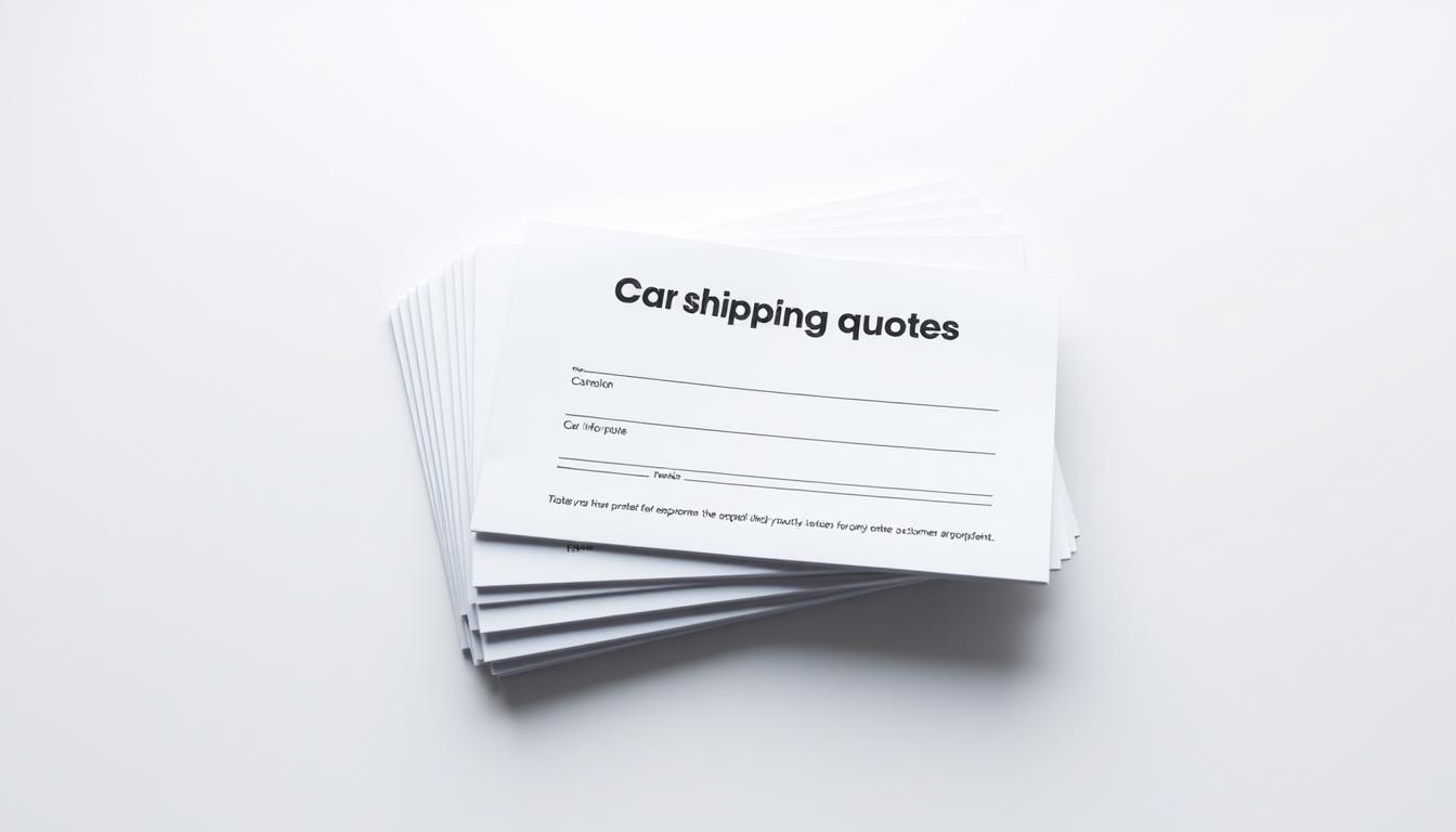 car shipping quotes without personal information