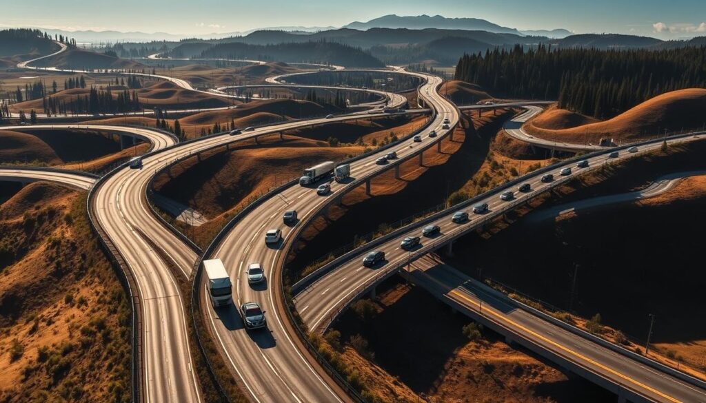 A sprawling highway network with interweaving car shipping routes, transporting a diverse fleet of vehicles across rolling hills and vast landscapes. Sleek car carriers navigate winding roads, their cargo securely stowed, casting long shadows under dramatic lighting. In the distance, towering mountains and lush forests form a picturesque backdrop, creating a sense of scale and grandeur. The scene conveys the efficiency and reliability of the car shipping industry, with a cinematic quality that captures the essence of "Reliable Car Shipping and Auto Transport Redmond". A sprawling highway network with interweaving car shipping routes, transporting a diverse fleet of vehicles across rolling hills and vast landscapes. Sleek car carriers navigate winding roads, their cargo securely stowed, casting long shadows under dramatic lighting. In the distance, towering mountains and lush forests form a picturesque backdrop, creating a sense of scale and grandeur. The scene conveys the efficiency and reliability of the car shipping industry, with a cinematic quality that captures the essence of "Reliable Car Shipping and Auto Transport Redmond".