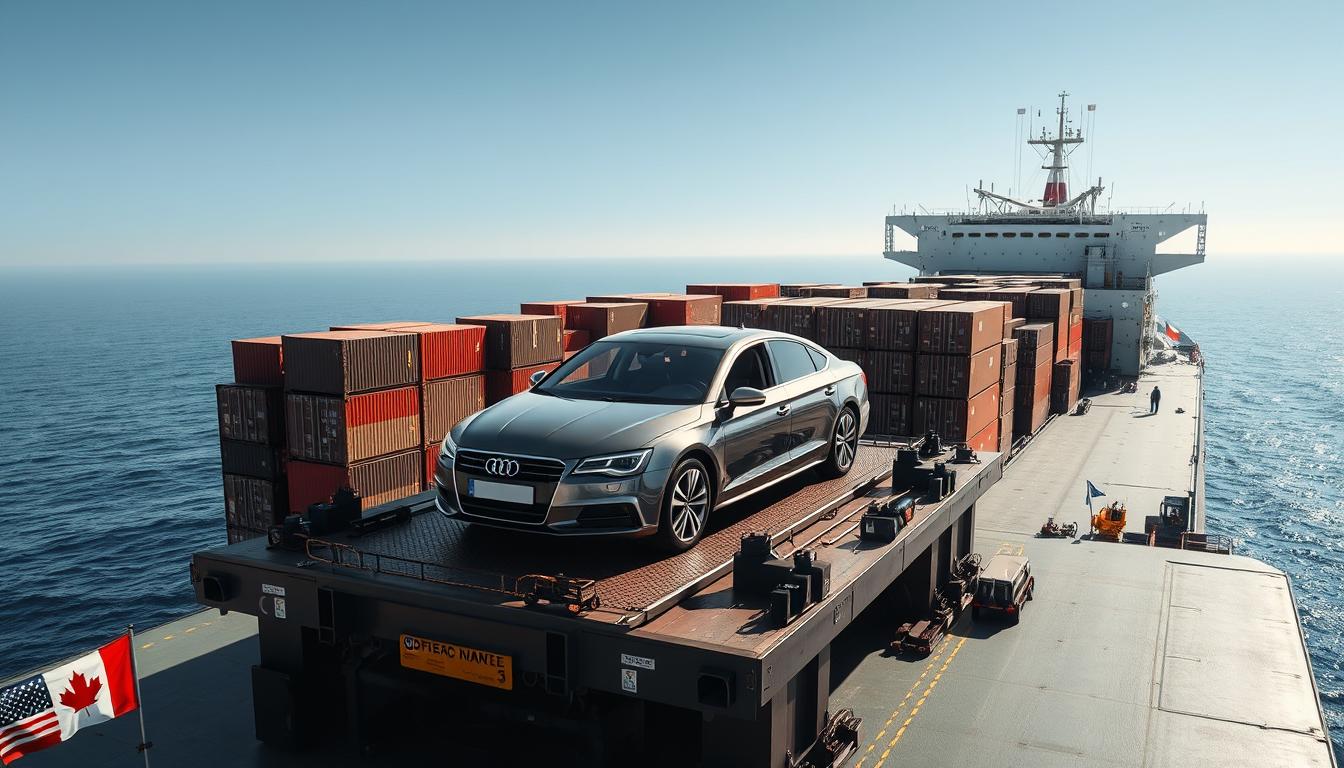 can you ship a car from usa to canada