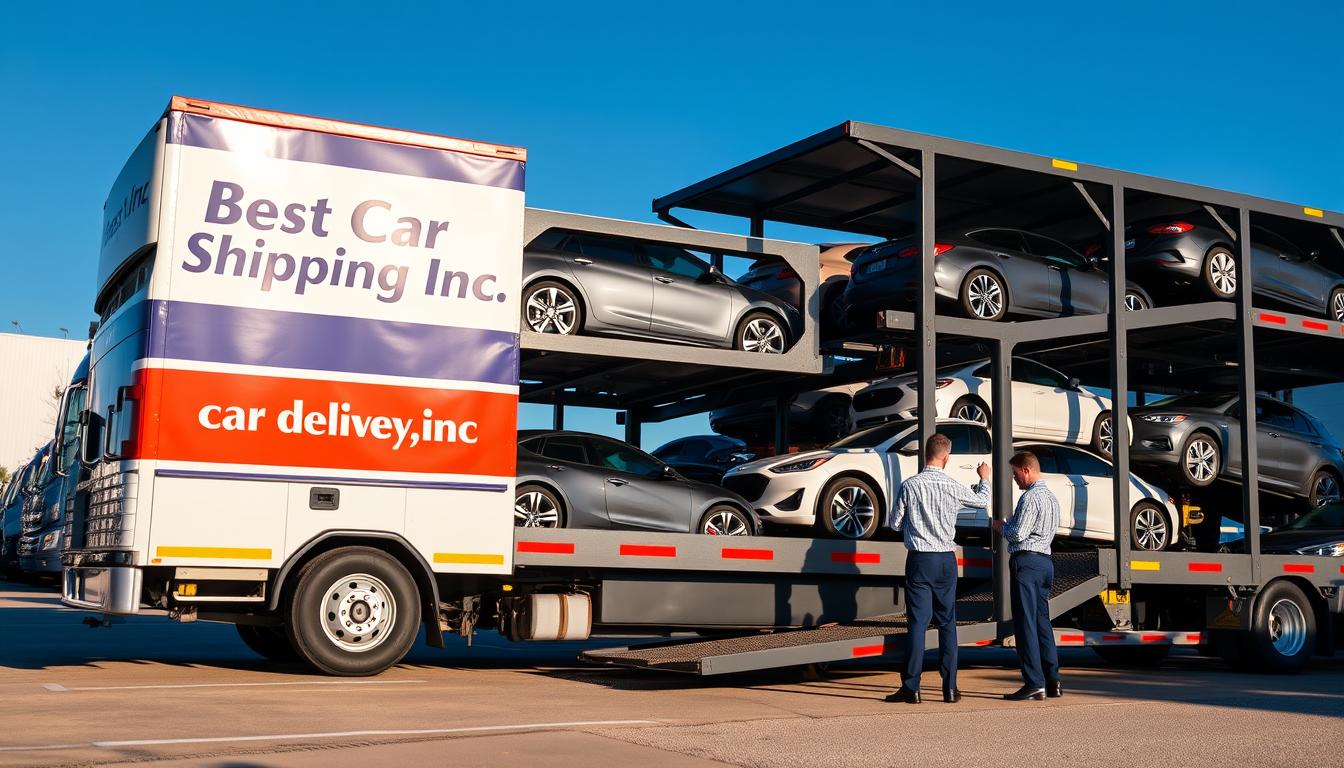 car transporter for dealership