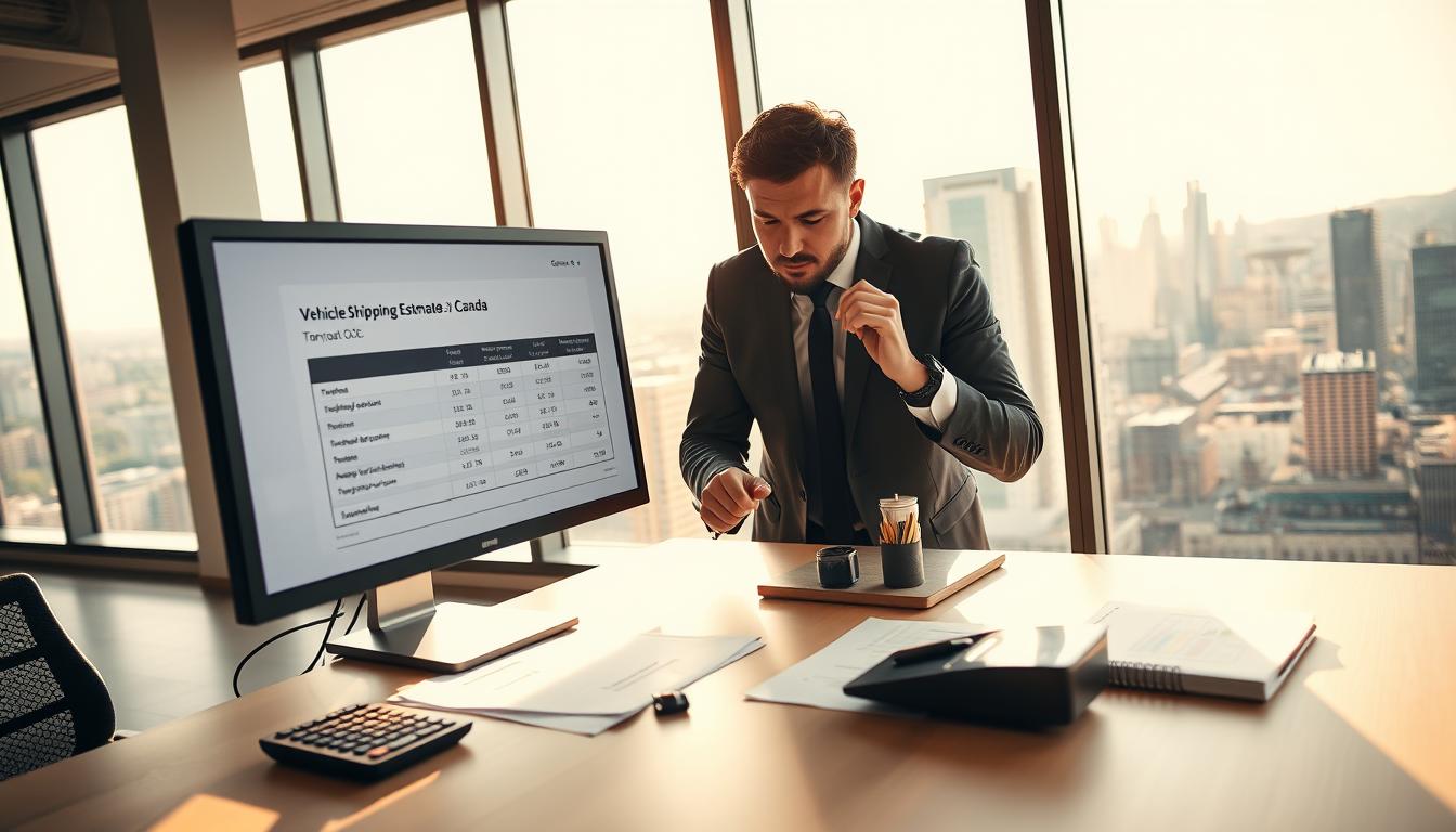 vehicle shipping estimate