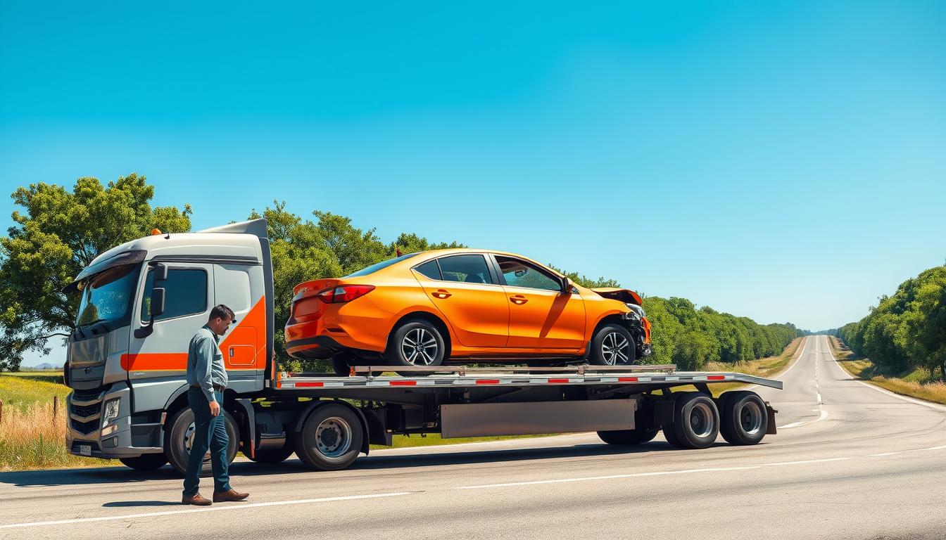 best option for broken car long distance