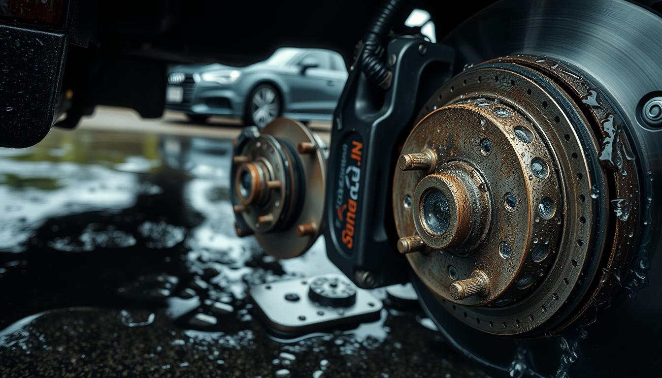 brakes making noise after rain or wash
