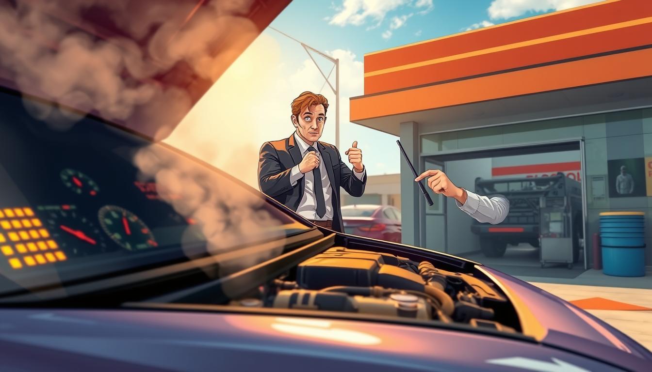 car overheating after oil change why