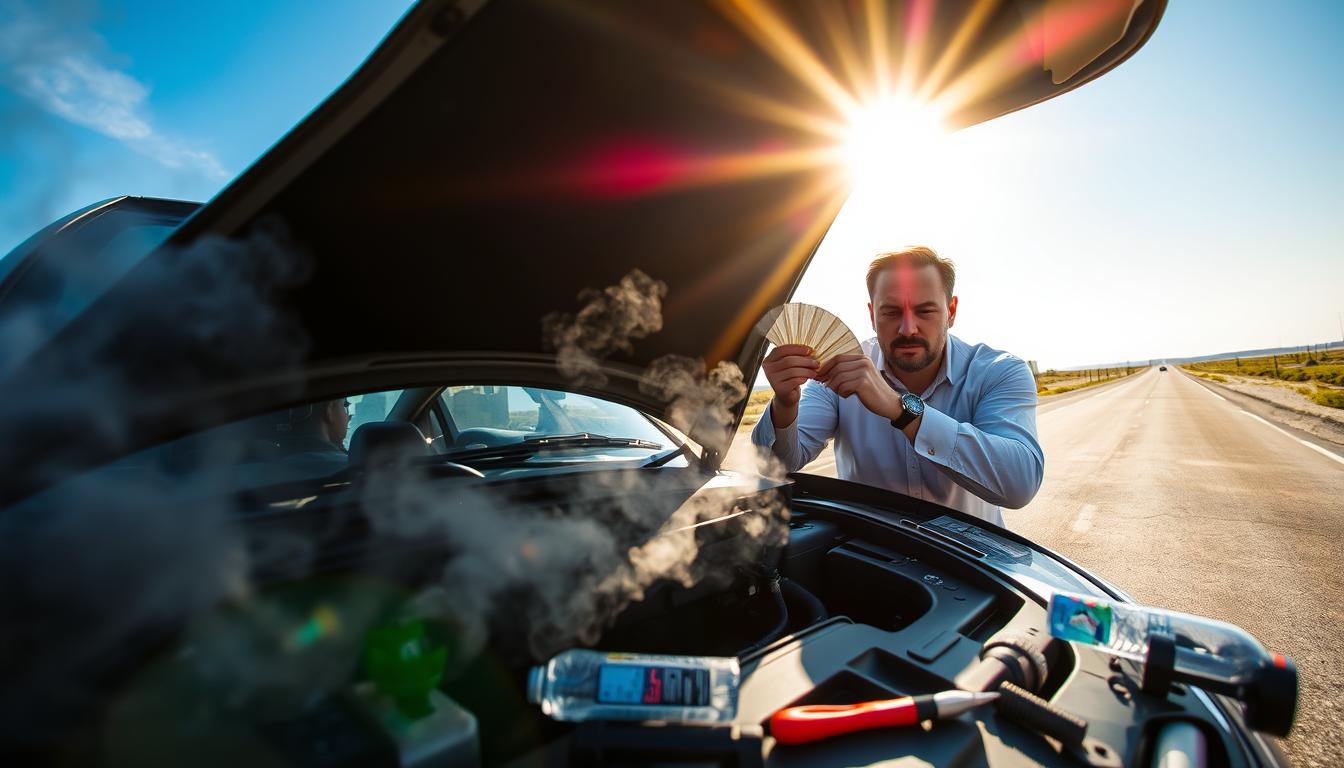 car overheating and AC not working