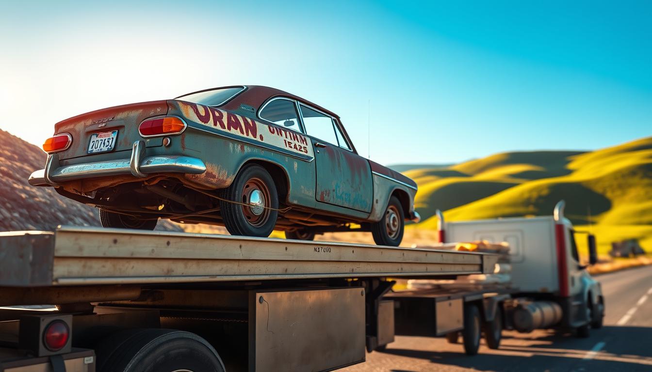 cheapest way to move non running car USA