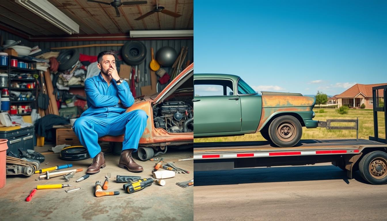 should I repair old car or transport it